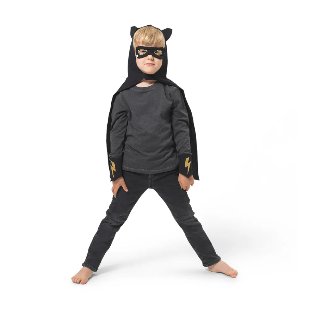 Fabelab Dress-up Superhero set - Black- Kostumer|Udklædning