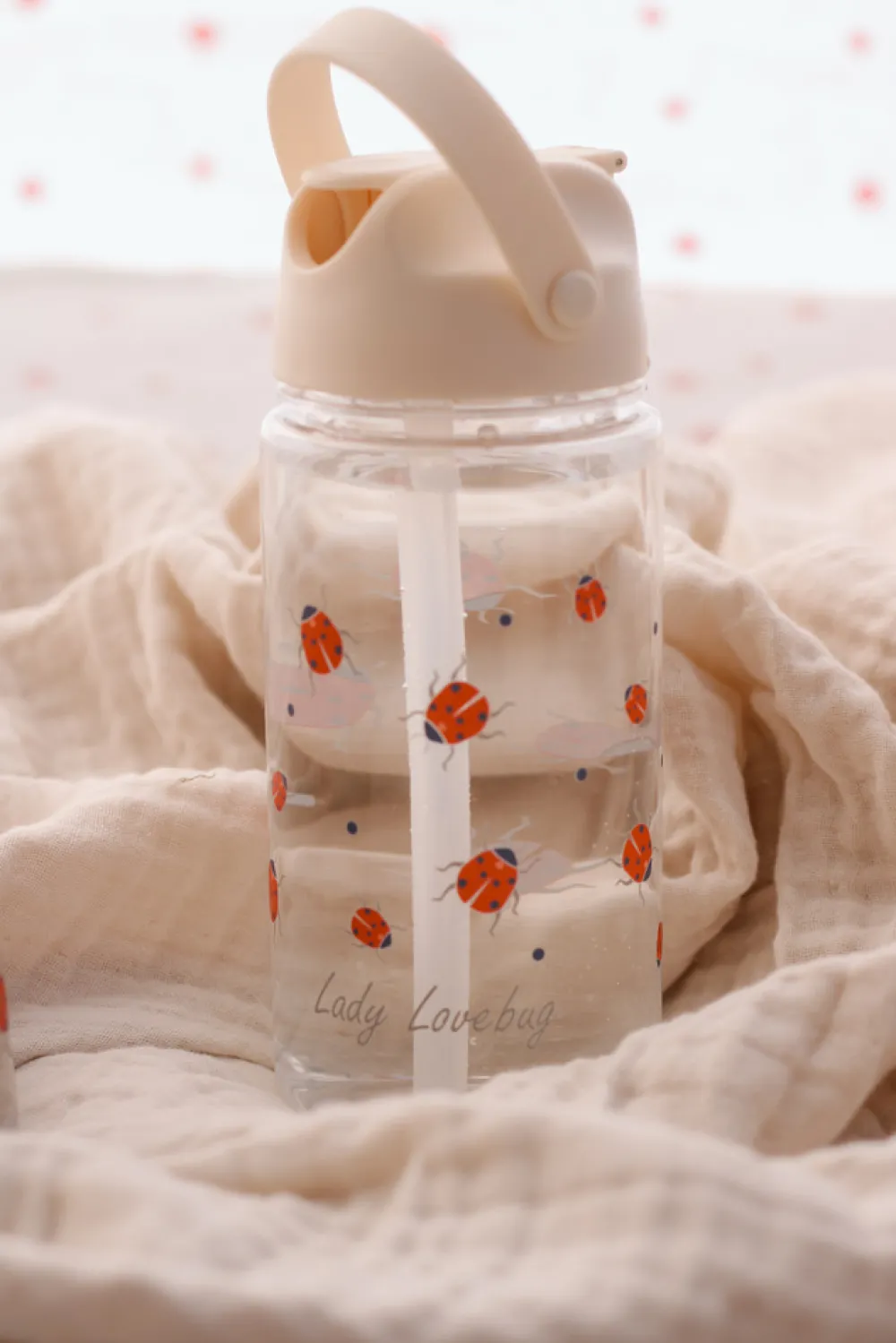 Vanilla COPENHAGEN Drikkedunk - Tritan - Ladybug - 500 ml- Madkasser & Drikkedunke