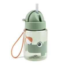 Done By Deer Drikkedunk m/sugerør Playground Grøn- Madkasser & Drikkedunke