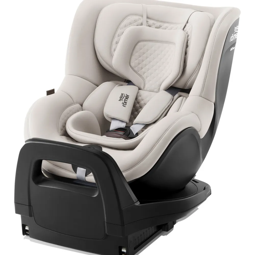 Britax Römer Dualfix Pro M Lux - Soft Taupe- Autostole Med Integreret Baser|Autostole 61-105 Cm (3 Mdr.-4 År)