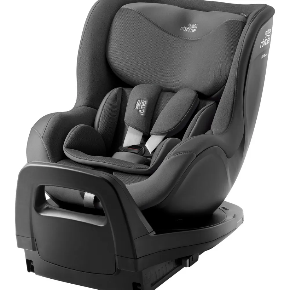 Britax Römer Dualfix Pro M Style - Mineral grey- Autostole Med Integreret Baser|Autostole 61-105 Cm (3 Mdr.-4 År)