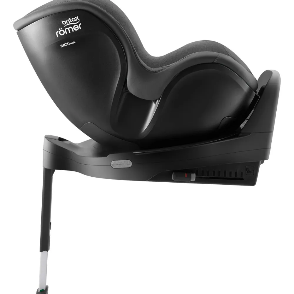 Britax Römer Dualfix Pro M Style - Mineral grey- Autostole Med Integreret Baser|Autostole 61-105 Cm (3 Mdr.-4 År)