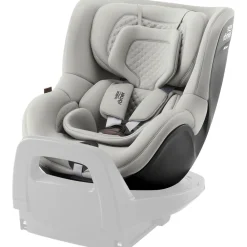 Britax Römer Dualfix 5Z Lux - Linen Grey- Autostole 61-105 Cm (3 Mdr.-4 År)