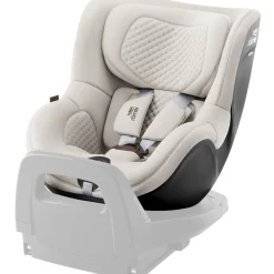 Britax Römer Dualfix 5Z Lux - Soft Taupe- Autostole 61-105 Cm (3 Mdr.-4 År)