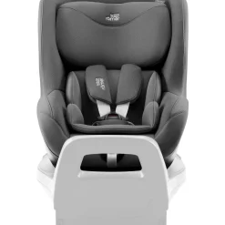 Britax Römer Dualfix 5Z Style - Mineral Grey- Autostole 61-105 Cm (3 Mdr.-4 År)