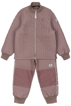 Mikk-Line Duvet Fleece Sæt - Twilight mauve- Termotøj