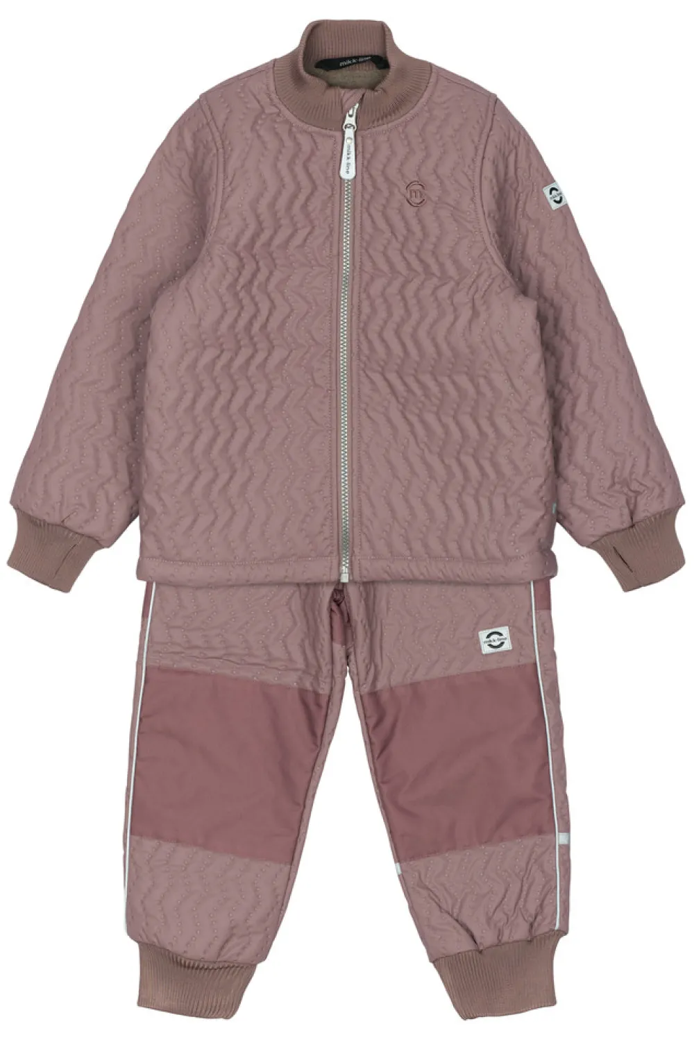 Mikk-Line Duvet Fleece Sæt - Twilight mauve- Termotøj