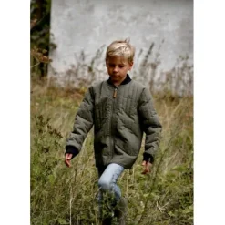 Mikk-Line Duvet jakke - DUSTYOLIVE- Termotøj