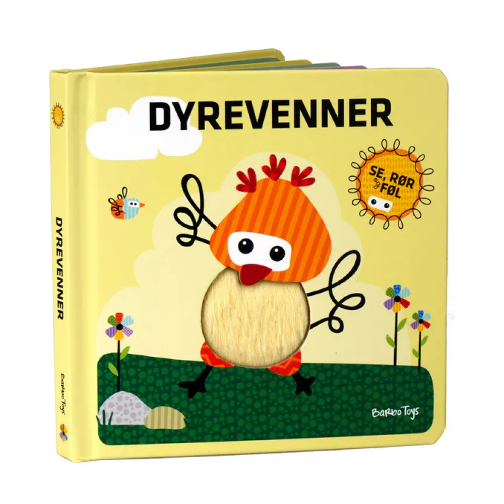 Barbo Toys Dyrevenner - rør og føl- Røre- & Følebøger|Papbøger