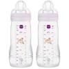 MAM Easy Active Baby Bottle 330ml 2pk Pink- Sutteflasker