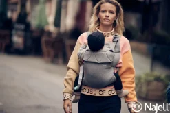 Najell Easy Soft Bæresele - Mercury Grey (jersey)- Bæreseler & Vikler