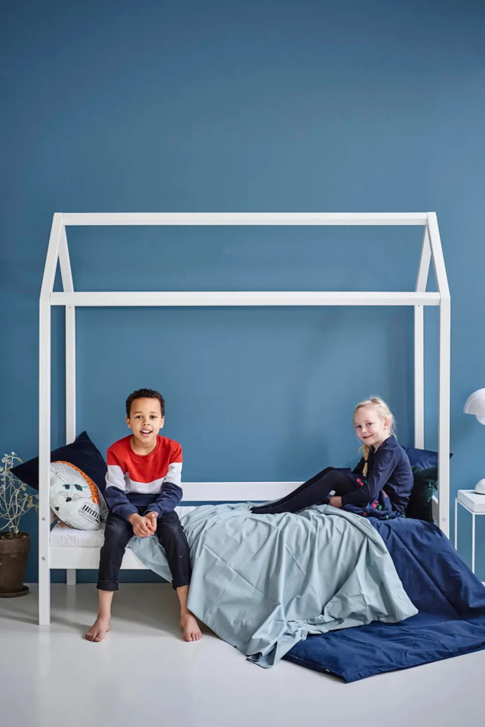 Hoppekids ECO Comfort Husseng 70x160 cm. - hvid-Børn Juniorsenge