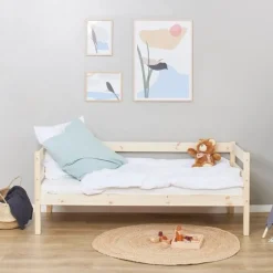 Hoppekids ECO Comfort Juniorseng med madras 70x160 cm. - Natur-Børn Juniorsenge