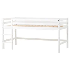 Hoppekids ECO Dream Halvhøj seng (delbar) 90x200 cm. - hvid-Børn Juniorsenge