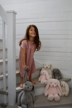 Teddykompaniet Ecofriends Bunnies - Svea, Lyserød i lille- Bamser