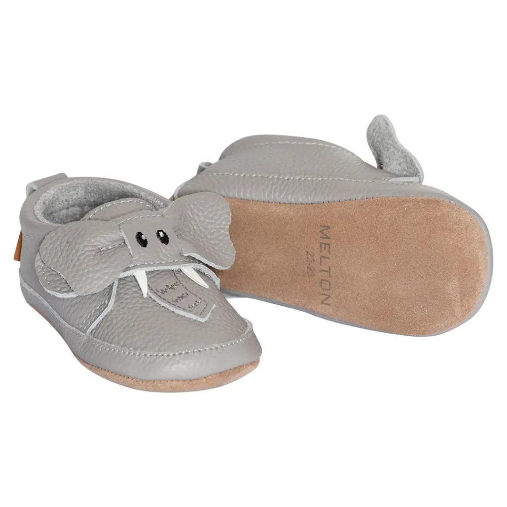 Melton Elephant læder slippers - 2280- Hjemmesko