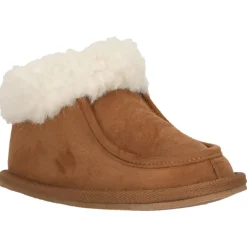 ZIG ZAG Elian Slippers - Cognac- Uld Hjemmesko