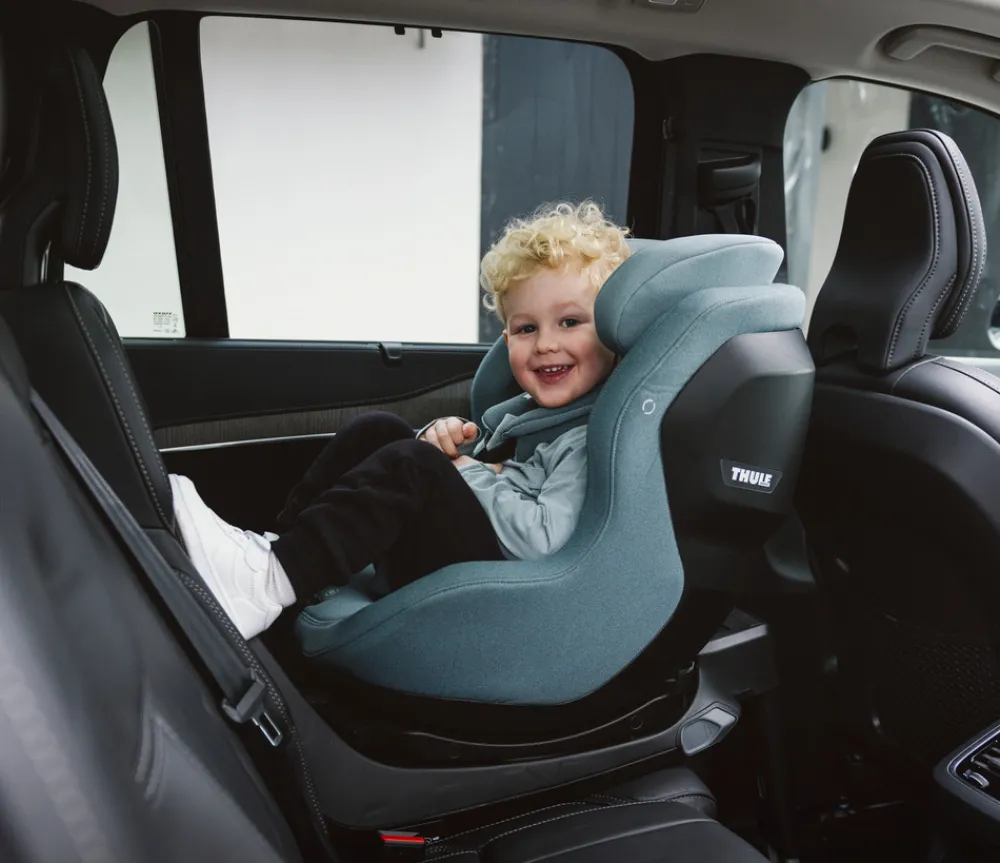 Thule Elm - Mid Blue- Autostole Uden Baser|Autostole 61-105 Cm (3 Mdr.-4 År)