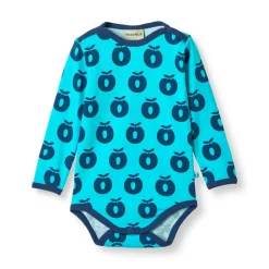 Småfolk Elstar Langærmet Body - Blue atoll- Bodystocking Langærmet