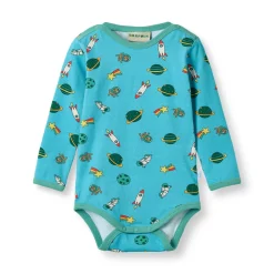 Småfolk Elstar Langærmet Body - Petit four- Bodystocking Langærmet