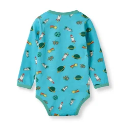 Småfolk Elstar Langærmet Body - Petit four- Bodystocking Langærmet