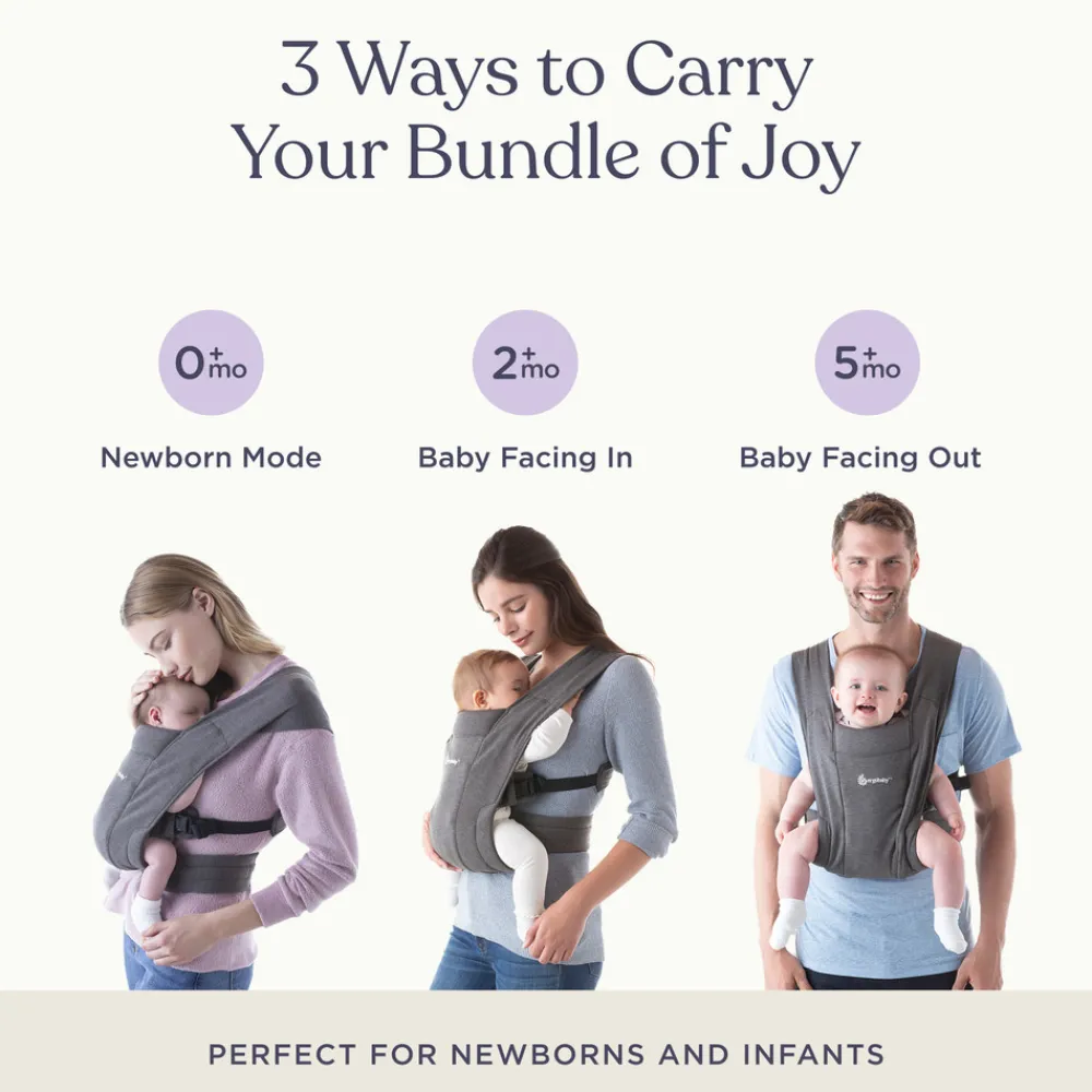 Ergobaby Embrace - oxford blue- Bæreseler & Vikler