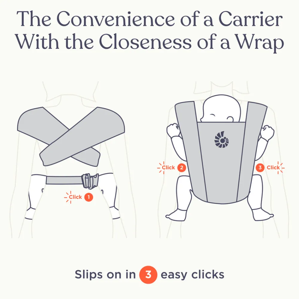 Ergobaby Embrace soft air mesh - blue- Bæreseler & Vikler