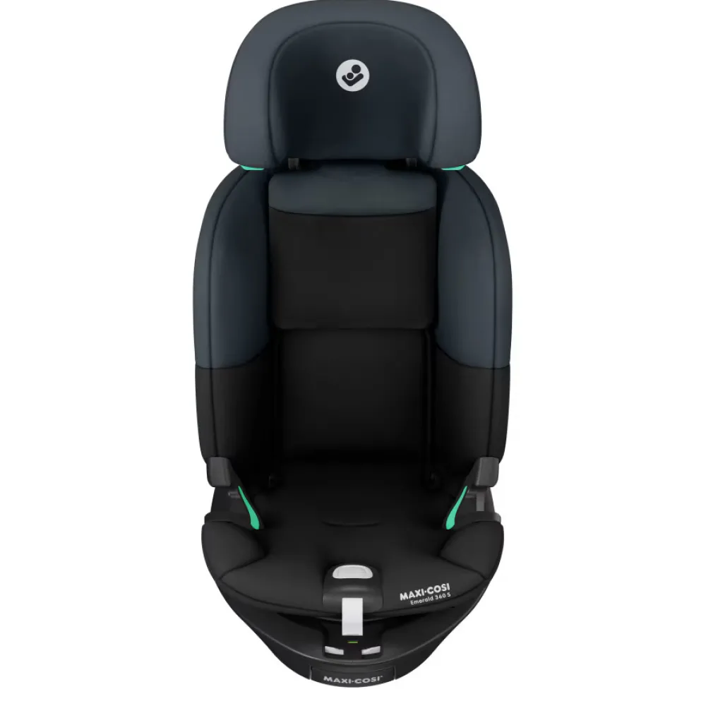 Maxi-Cosi Emerald 360 S - Tonal Black- Autostole Med Integreret Baser|Autostole 40-150 Cm (0-12 År)