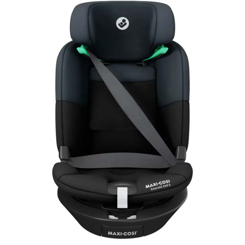 Maxi-Cosi Emerald 360 S - Tonal Black- Autostole Med Integreret Baser|Autostole 40-150 Cm (0-12 År)