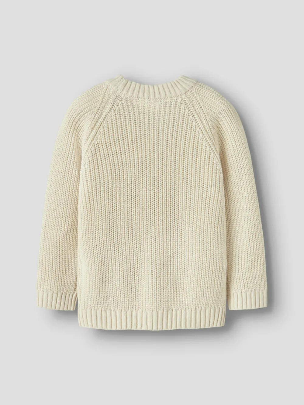 Lil' Atelier Emlen Mio Striksweater - Turtledove- Juletøj|Cardigans, Veste & Trøjer