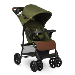 Lionelo Emma Plus klapvogn - green forest- Klapvogne Med Flade Sæder