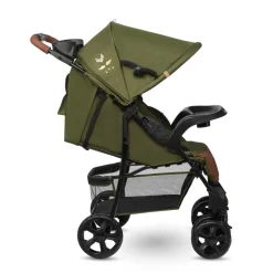 Lionelo Emma Plus klapvogn - green forest- Klapvogne Med Flade Sæder