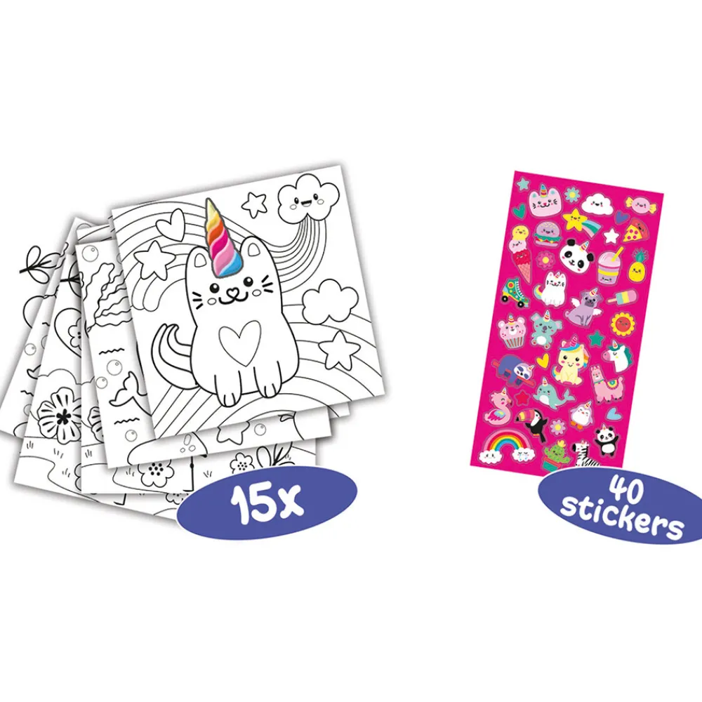 Ses Creative Enhjørninge malebog- Aktivitets- & Malebøger