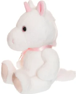 Teddykompaniet Enhjørningen Elsie, plysdyr hvid, 20 cm- Bamser