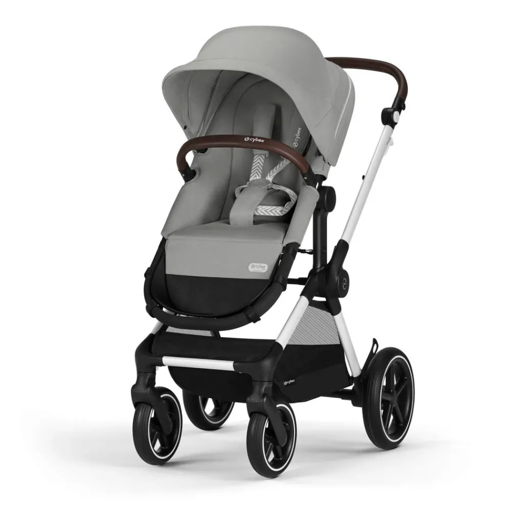 Cybex Eos Lux - Stone Grey- Kombivogne Med Ergonomiske Sæder