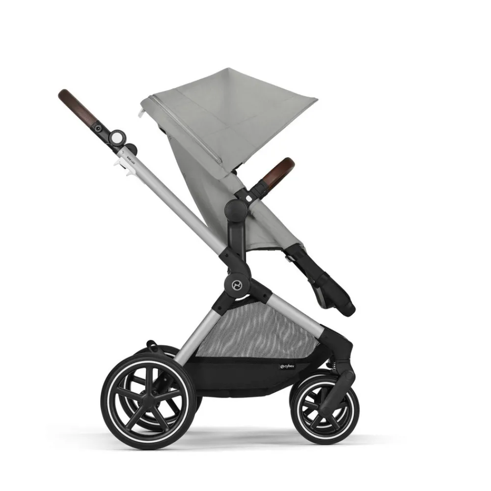 Cybex Eos Lux - Stone Grey- Kombivogne Med Ergonomiske Sæder