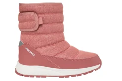 Viking Equip Glitter Warm WP Pull on - Pink- Vinterstøvler