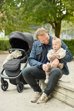 Odder Evoke Klapvogn - sort- Klapvogne Med Flade Sæder