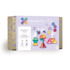 CONNETIX Expansion Pack - udvidelsessæt 48 dele - pastel- Magnetlegesæt