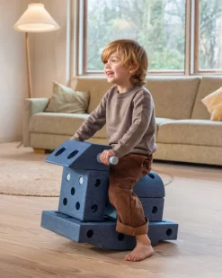 MODU Explorer Set Deep Blue / Sky Blue- Store Byggesæt|Tumlemøbler