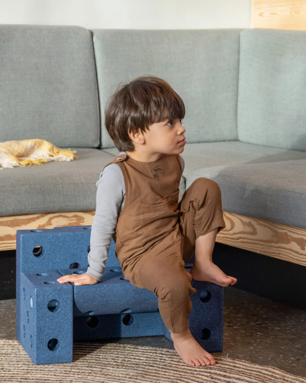 MODU Explorer Set Deep Blue / Sky Blue- Store Byggesæt|Tumlemøbler