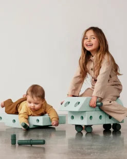 MODU Explorer Set Ocean Mint / Forest Green- Store Byggesæt|Tumlemøbler