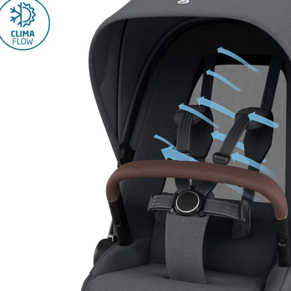 Maxi-Cosi Fame - Twillic graphite- Klapvogne Med Flade Sæder