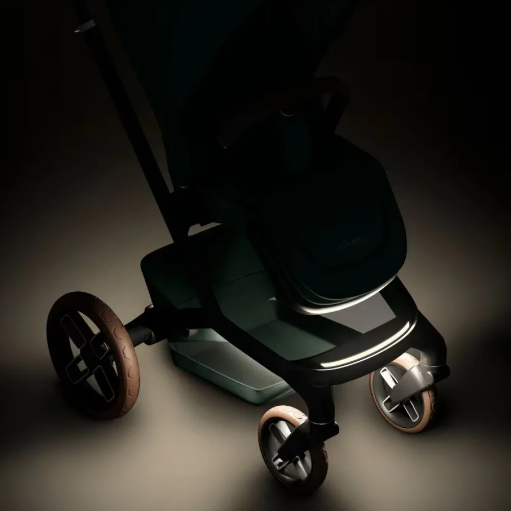 Maxi-Cosi Fame - Twillic green- Klapvogne Med Flade Sæder