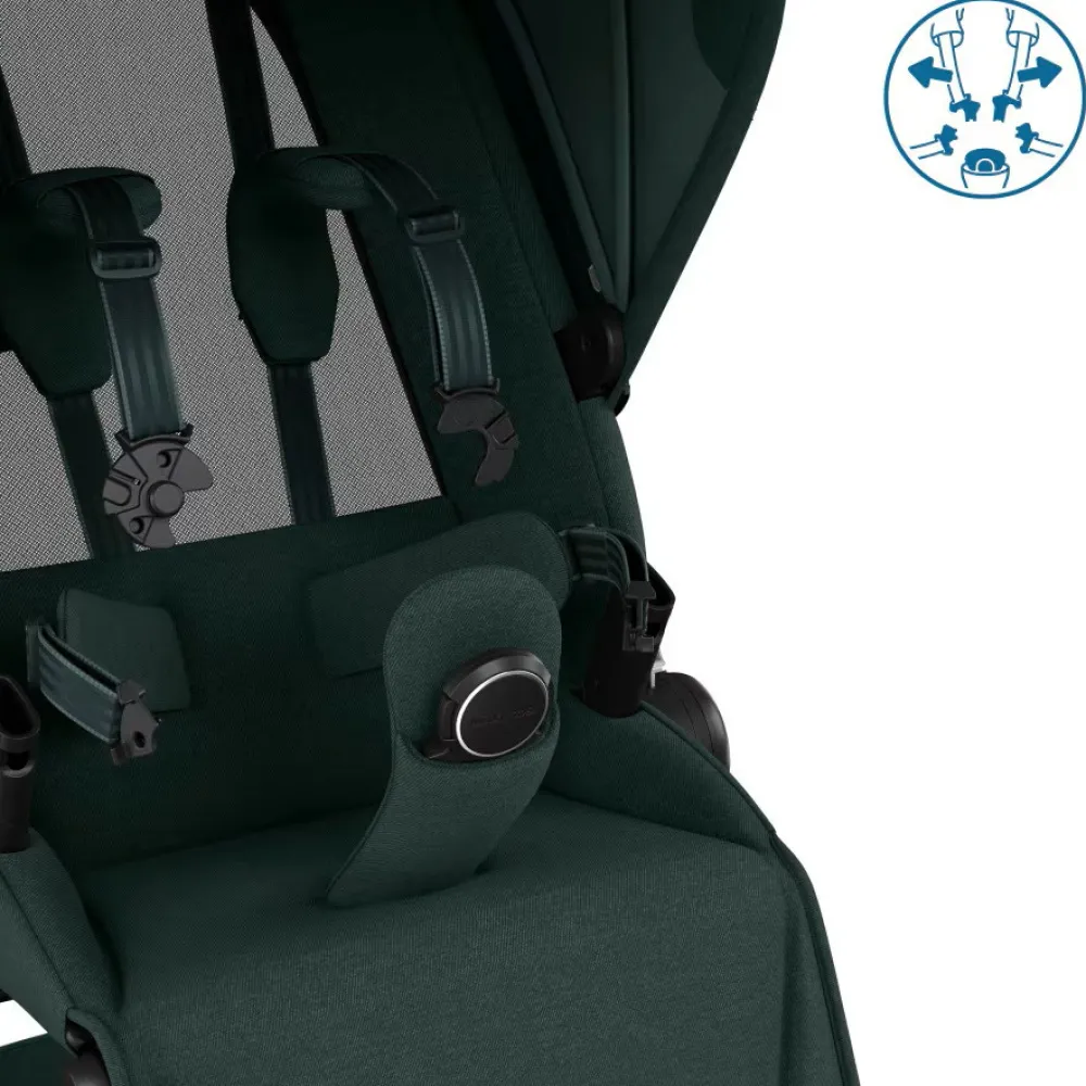 Maxi-Cosi Fame - Twillic green- Klapvogne Med Flade Sæder