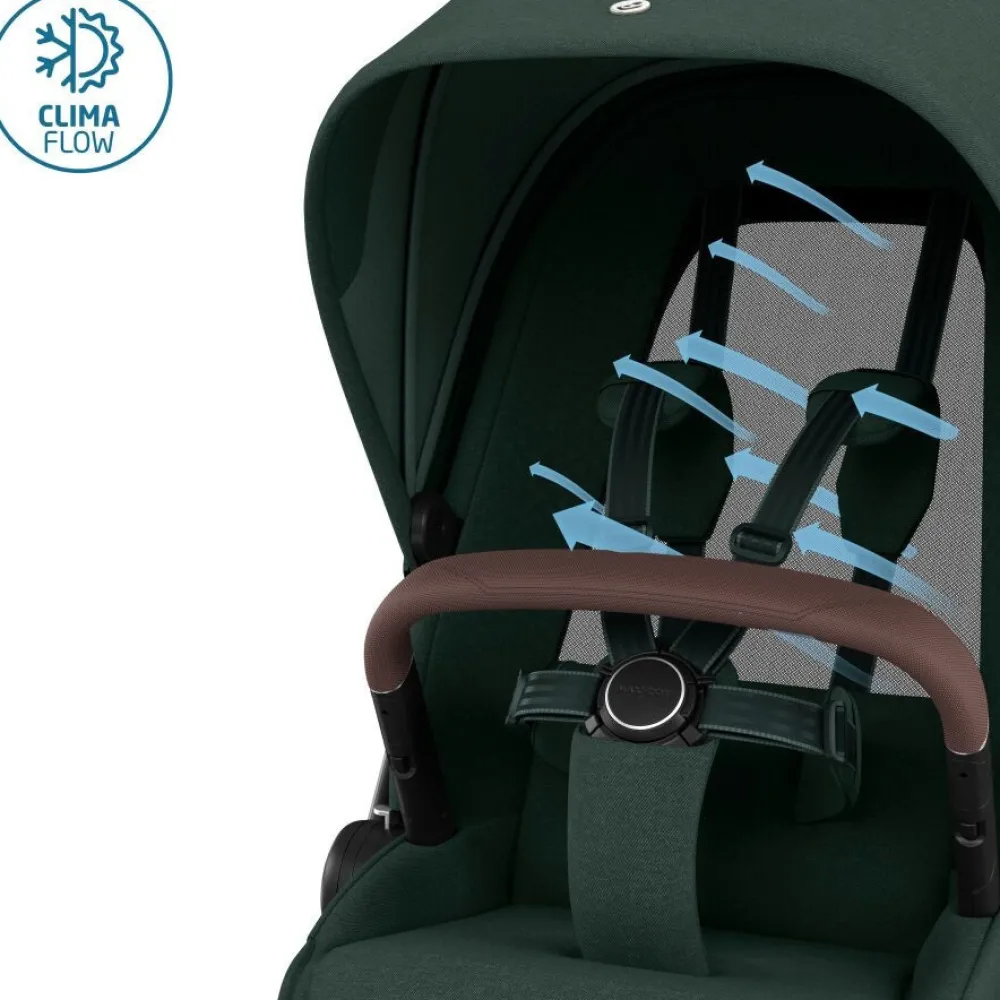 Maxi-Cosi Fame - Twillic green- Klapvogne Med Flade Sæder