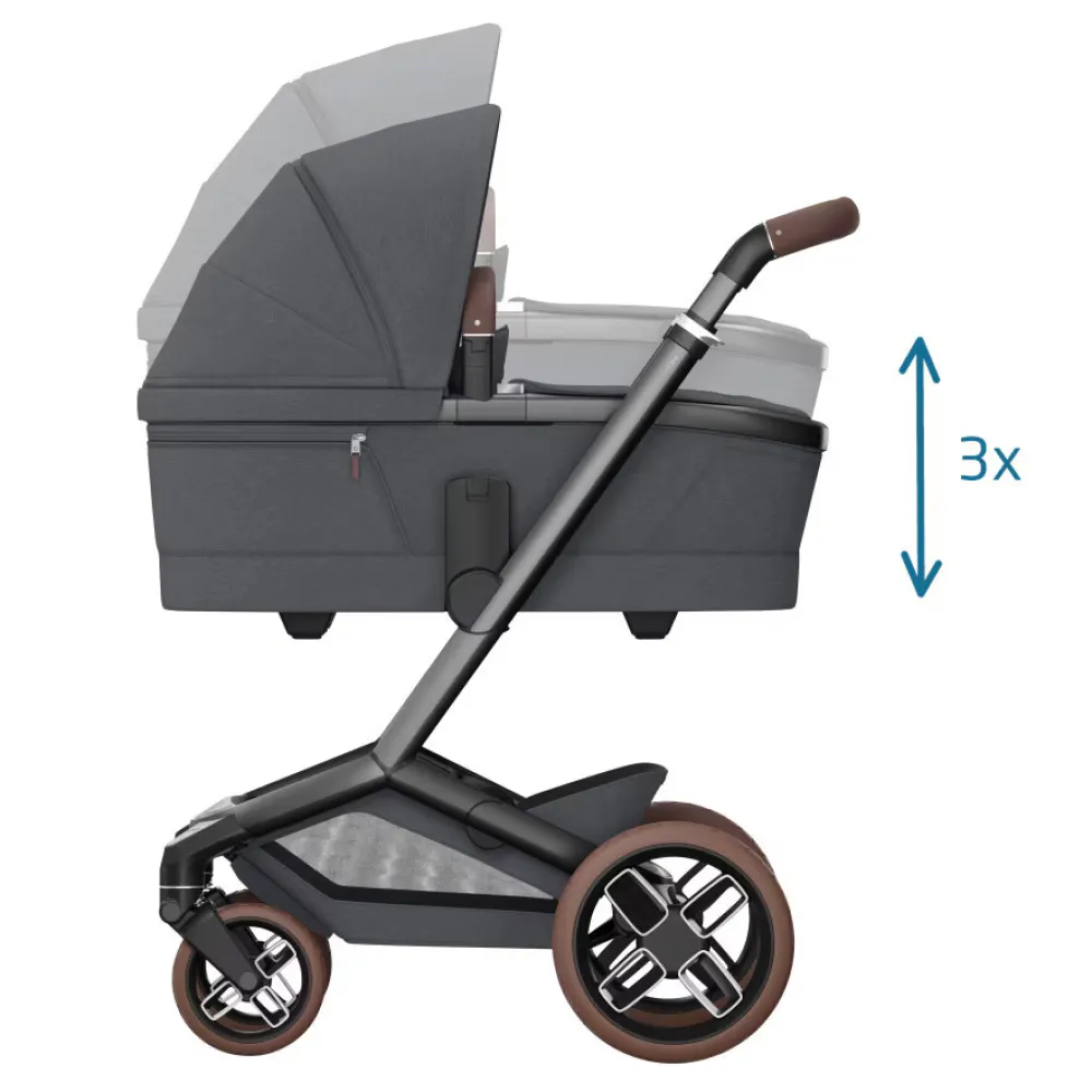 Maxi-Cosi Fame carrycot - Twillic graphite- Liggedele Til Kombivogne