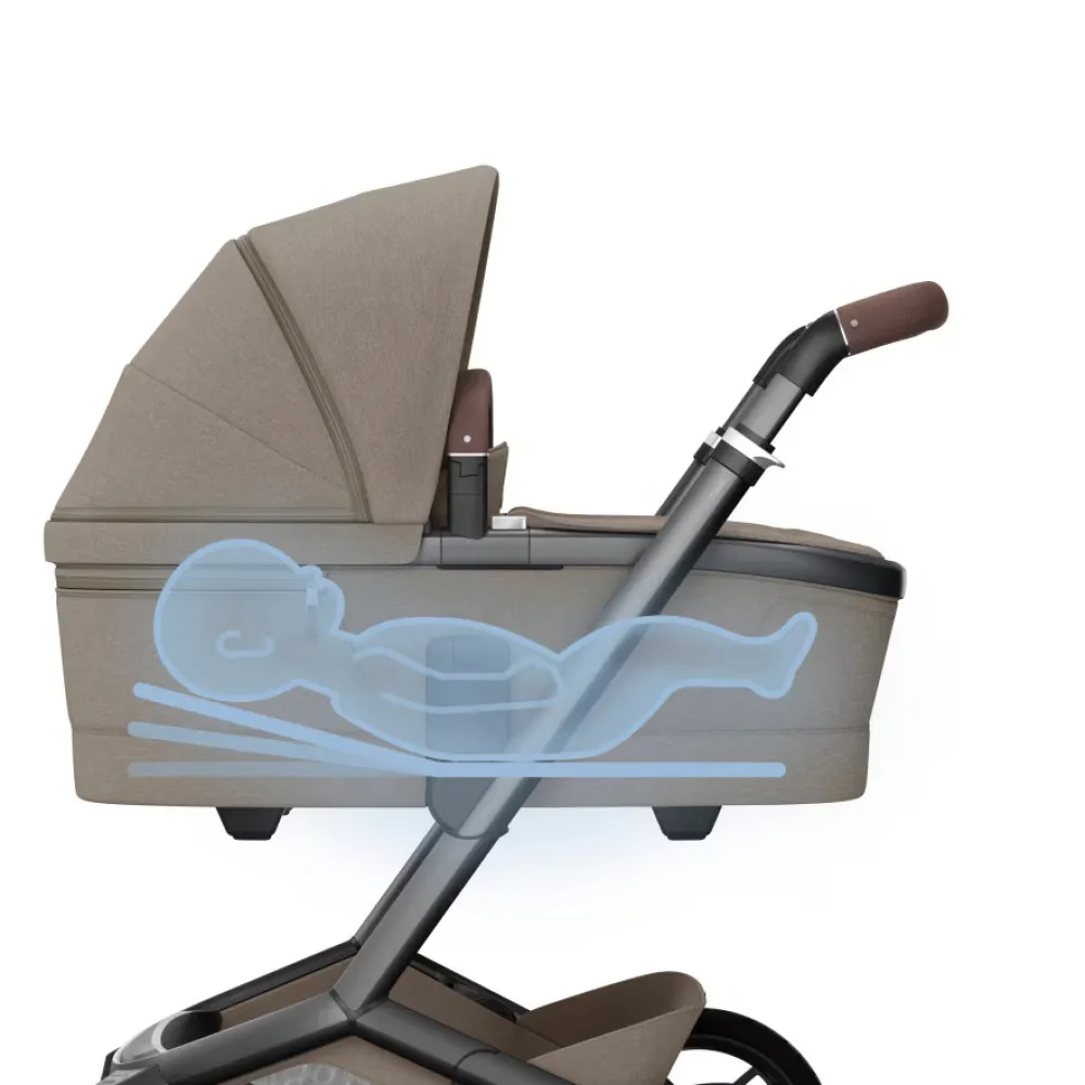 Maxi-Cosi Fame carrycot - Twillic truffle- Liggedele Til Kombivogne