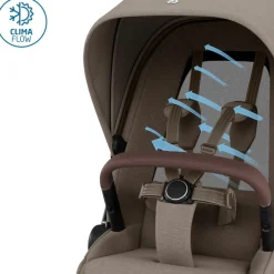 Maxi-Cosi Fame kombivogn - Twillic Truffle- Kombivogne Med Flade Sæder