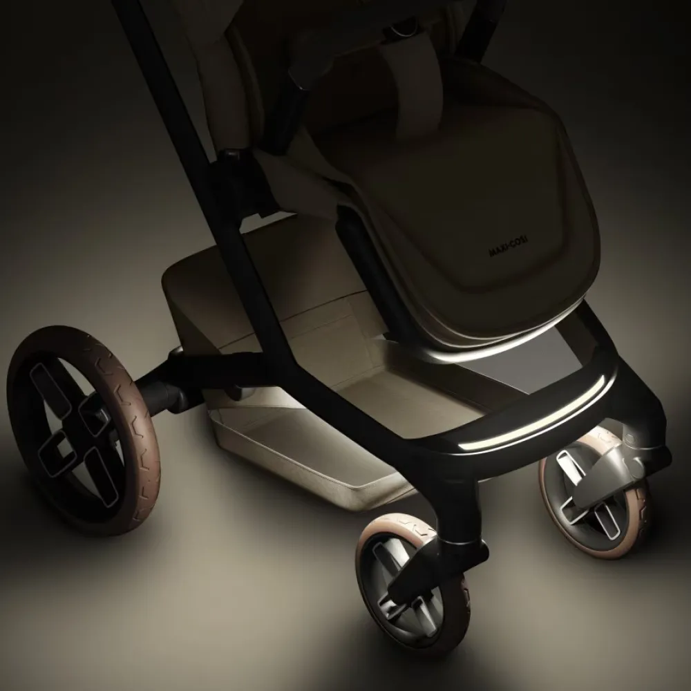 Maxi-Cosi Fame kombivogn - Twillic Truffle- Kombivogne Med Flade Sæder